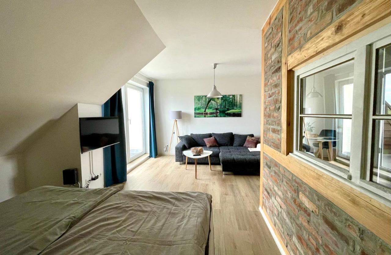 Modernes Appartment Mit Sauna Nahe Burg Im Spreewald Vetschau Dış mekan fotoğraf